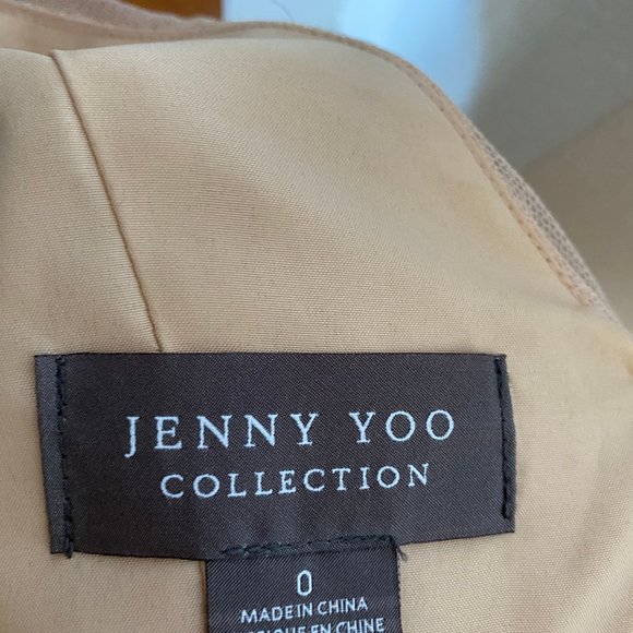 BHLDN Jenny Yoo Blush and Gold Bridesmaid Dress - Picture 6 of 8